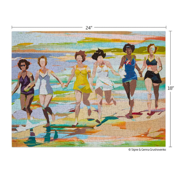 Sunset Swim 500 piece puzzle
