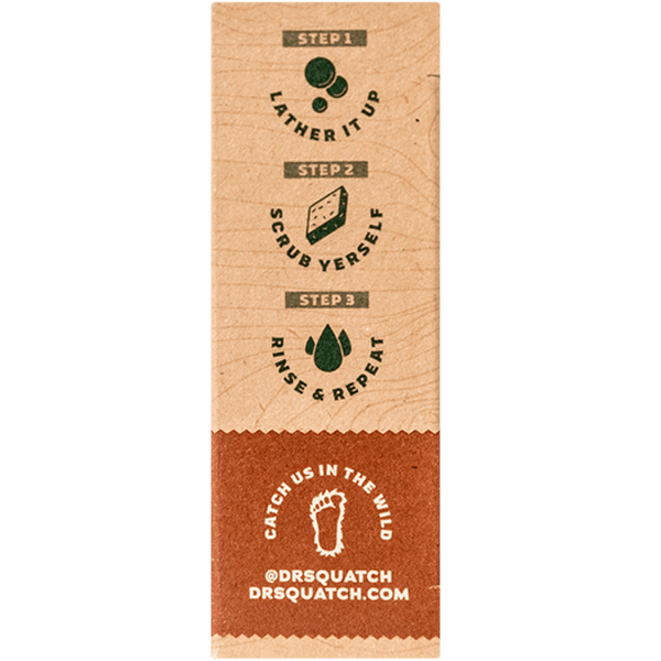 Dr Squatch Bar Soap Wood Barrel Bourbon