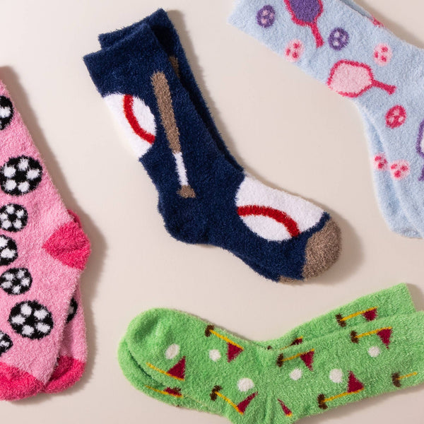 Sports & Game Day Fuzzy Socks
