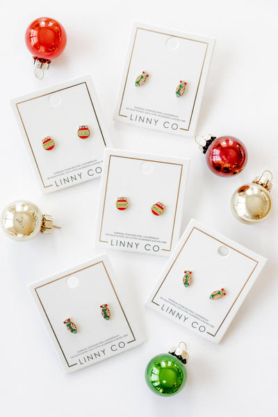 Screwback Stud Earrings - Chandler Ornament