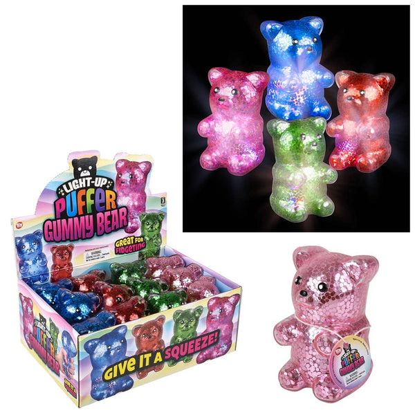 Sparkle Light-Up Puffer Gummy Bear