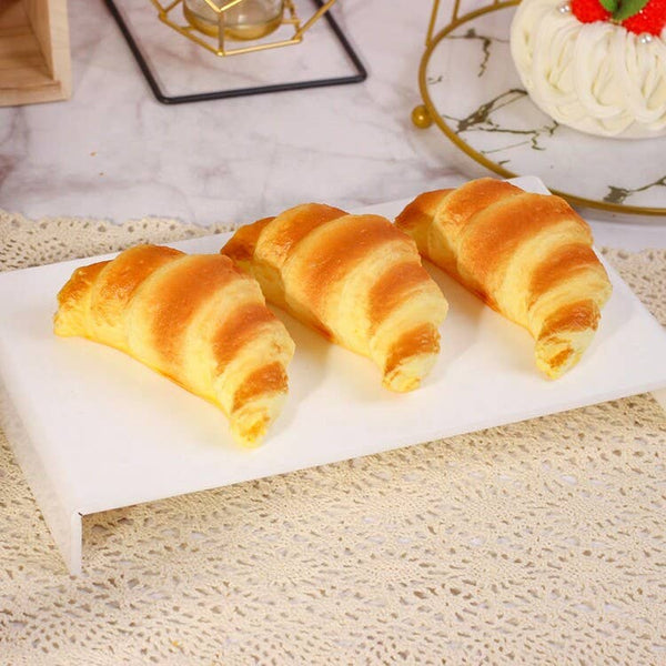 Croissant Slow-Rise Bread PU Squishy Sensory Toy