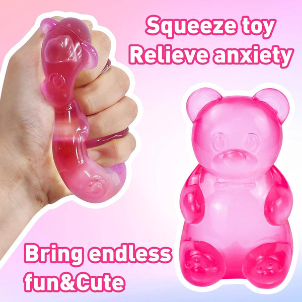 4" Large Maltose Gummy Bear Squishy Fidget Toy