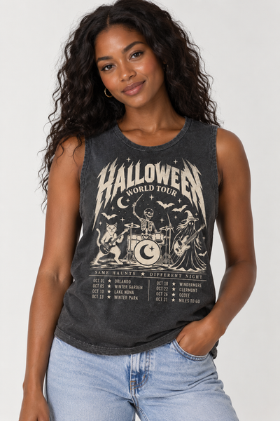 Halloween Concert Tee UNISEX tank top