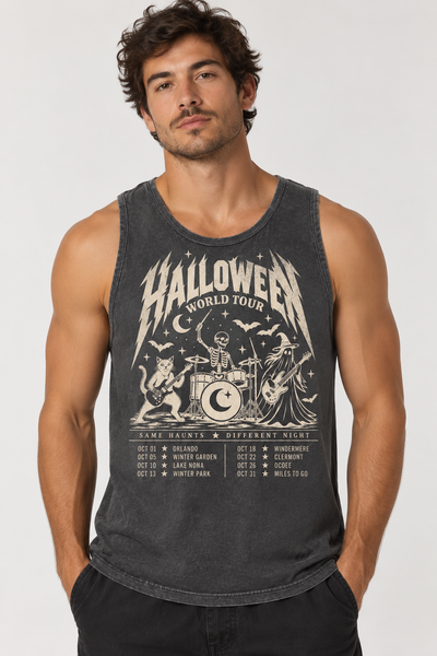 Halloween Concert Tee UNISEX tank top