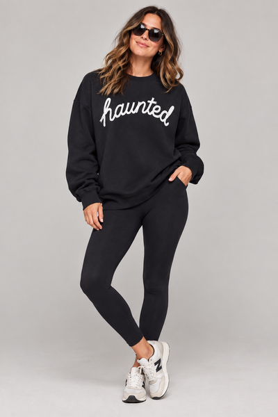 Haunted women's pullover