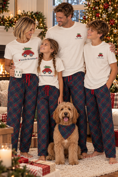 Home for the Holidays Family PJ set: Women's