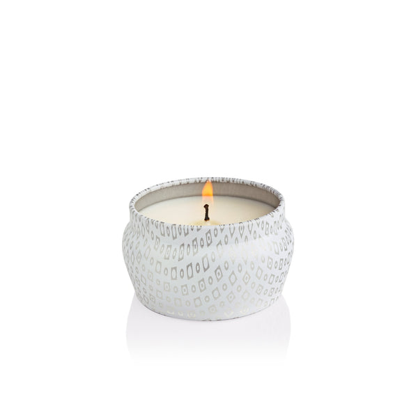 Volcano White Mini Tin Candle