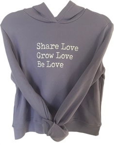 Share Love women's hoodie
