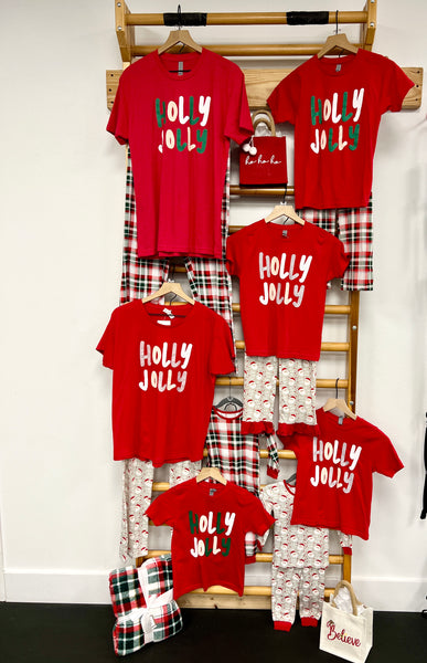 Cheerful Santa PJ set (toddler)