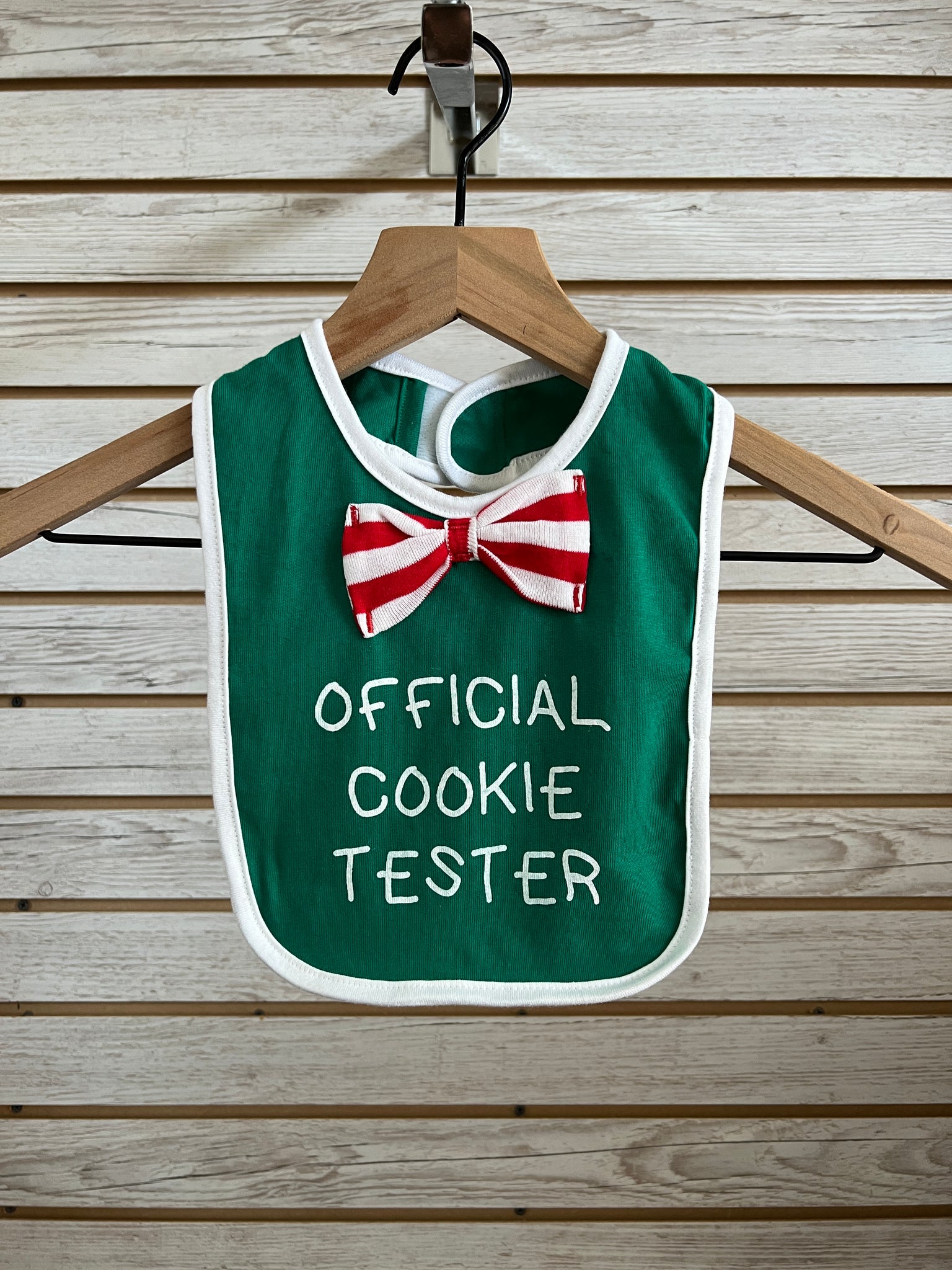 Official Cookie Tester bib