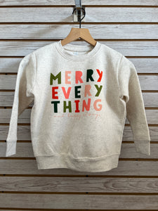 Merry Every Thing youth pullover