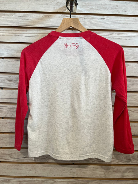 Love You More youth raglan tee