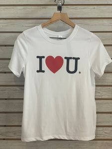 I LOVE U women's tee