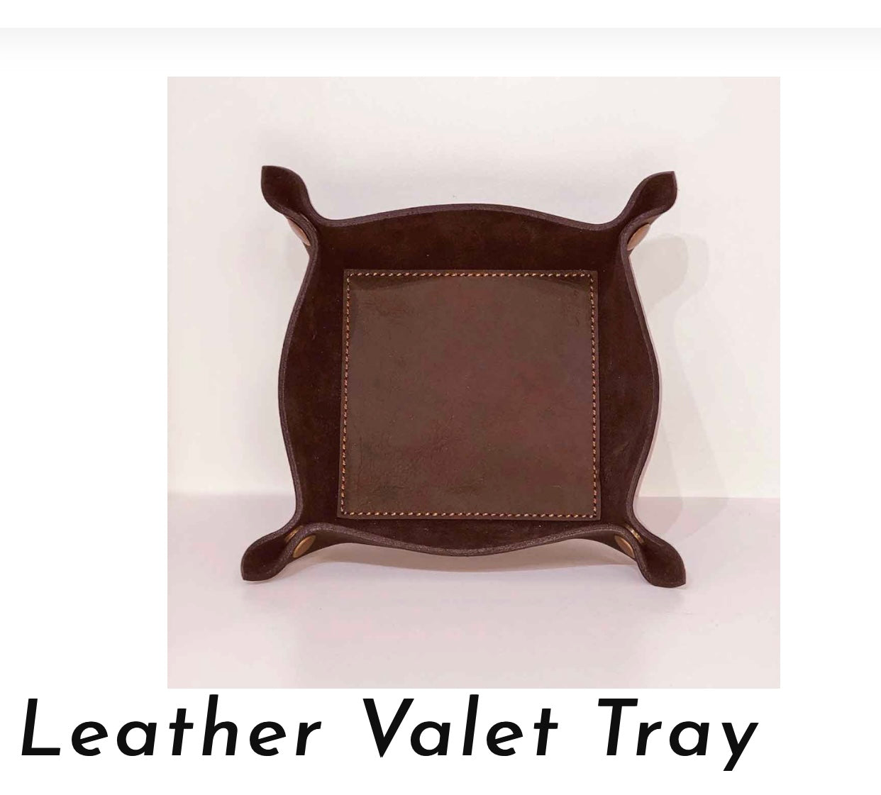 Leather Valet Tray