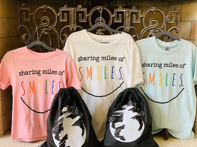 Sharing Miles Of Smiles - Youth T-Shirt - White