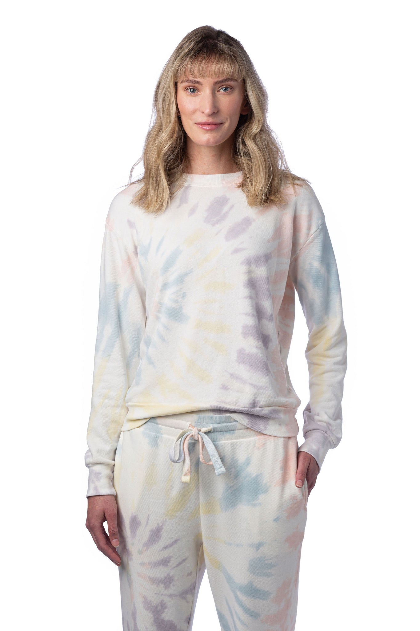 Washed Terry Tie Dye Pullover